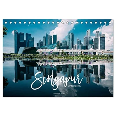 Abbildung von Singapur entdecken (Tischkalender 2025 DIN A5 quer), CALVENDO Monatskalender