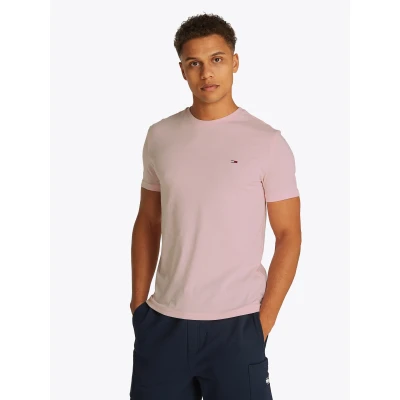 Abbildung von Tommy Jeans T Shirt TJM XSLIM JASPE HTR TEE EXT Mit Rundhalsausschnitt