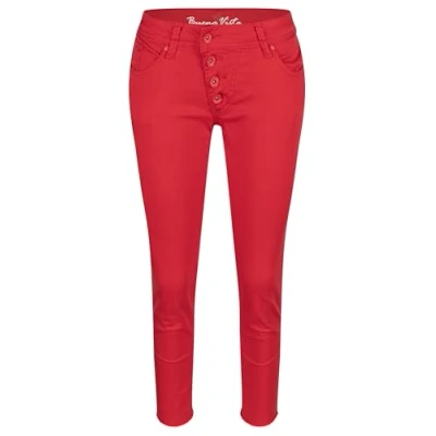 Abbildung von BUENA VISTA Stretch Jeans MALIBU 7/8 lipstick red 2404 B5122 4003 O.5118