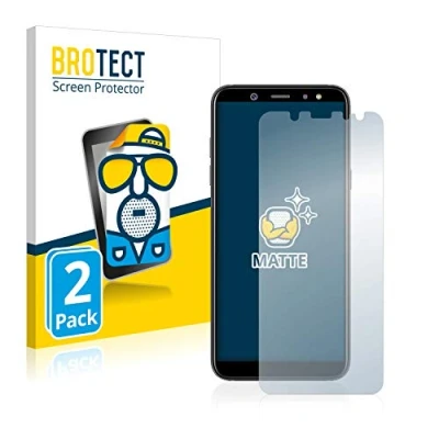 Abbildung von BROTECT Entspiegelungs Schutzfolie für Samsung Galaxy A6 2018 (2 Stück) Matte Displayschutz Folie, Anti Reflex, Fingerprint