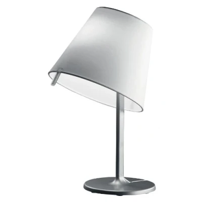 Abbildung von Artemide Melampo Nachttischlampe, Sockel E27, Aluminium, Grau