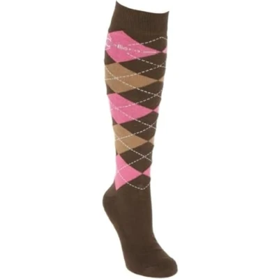 Abbildung von Covalliero Reitsocken Brescia Holz Dunkelrosa 40 42