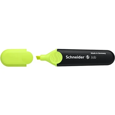 Abbildung von Schneider Schreibgeräte Textmarker Job, nachfüllbar, Gelb, 1 Stück (1er Pack)