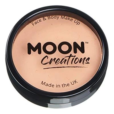 Abbildung von Moon Creations Pro Gesichts und Körper Make up, professionelle Farbfarben Kuchentöpfe für Gesichtsfarbe, Kostüme, Feste, Halloween Kinder, Erwachsene (Pfirsich, 36 g)