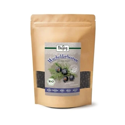Abbildung von Biojoy BIO Wacholderbeeren (250 g), getrocknet und ganz, ohne Zusätze (Juniperus communis)