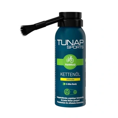 Abbildung von TUNAP SPORTS Kettenöl Ultimate mit Bürste 50ml, Für jedes Wetter geeignet I Punktgenaue Anwendung