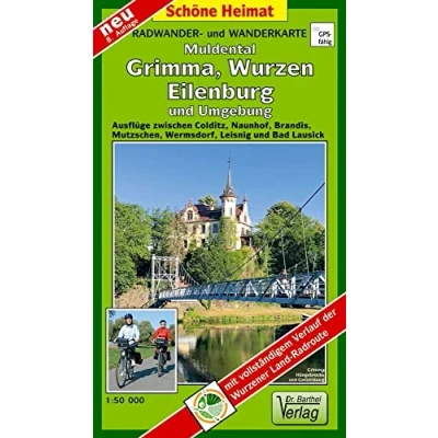 Abbildung von Doktor Barthel Wander und Radwanderkarten, Muldentalkreis: Ausflüge zwischen Colditz, Naunhof, Brandis, Mutzschen, Wermsdorf, Leisnig Bad Lausick (Schöne Heimat)