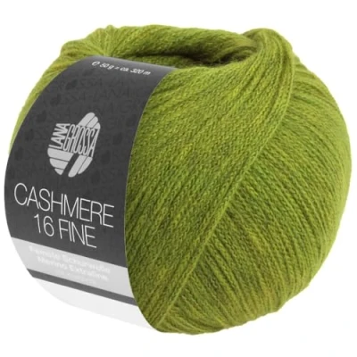 Abbildung von LANA GROSSA Cashmere 16 Fine 0042 limette Häkelwolle, 320 m