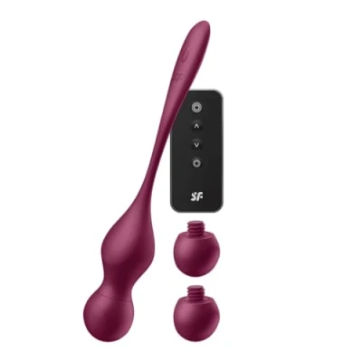 Abbildung von Satisfyer Love Birds Vary Connect App Intensives Beckenbodentraining Vibrierende Liebeskugeln Wiederaufladbar Wasserdicht (IPX7) Hautfreundliches Silikon