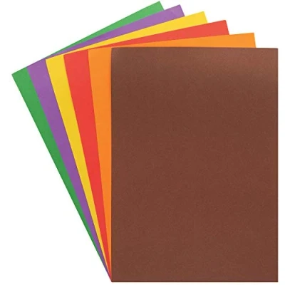 Abbildung von Baker Ross Karton und Papier in Herbstfarben AX392, A4, Vorteilspack, kreativer Bastelbedarf für Kinder, Weihnachtsbastelein Dekorationen, Packung mit 100 Stück