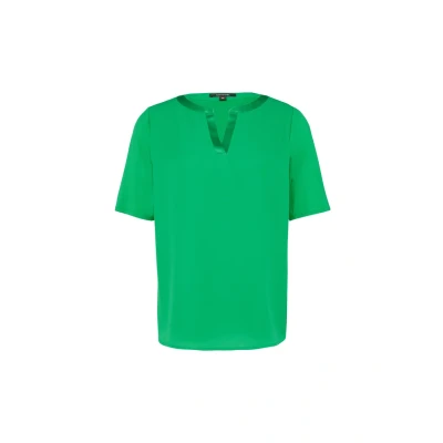 Abbildung von comma Tshirt basic, Damen, Größe: 34, Smaragd