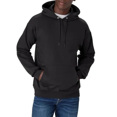 Abbildung von Hanes Herren Ultimate Cotton Heavyweight Pullover Hoodie Sweatshirt, schwarz, XX Large