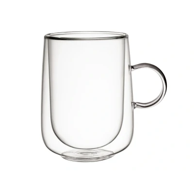 Abbildung von Villeroy &amp; Boch Artesano Hot&amp;Cold Beverages Latte Macchiato Glas groß, Gläser Set 2tlg., doppelwandige für Kalt und Heißgetränke, 360ml, Borosilikatglas, spülmaschinenfest, mikrowellensicher
