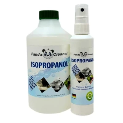 Abbildung von PandaCleaner Isopropanol/Reinigungsalkohol 100ml Spray + 500ml Reinigungsflüssigkeit für Haushalt, Handwerk &amp; Industrie Mit Zerstäuber (100ml 500ml)