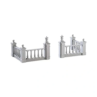 Abbildung von Weihnachtsfigur Plaza fence set of 4 LEMAX