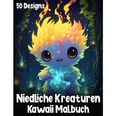 Abbildung von Kawaii Kreaturen Malbuch: Schrecklich niedliche Fantasiewesen zum Ausmalen für Erwachsene &amp; Jugendliche zur Entspannung Stressabbau