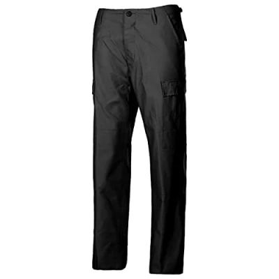 Abbildung von MFH Outdoorhose US Armyhose BDU, schwarz, Knie und Gesäßverstärkung