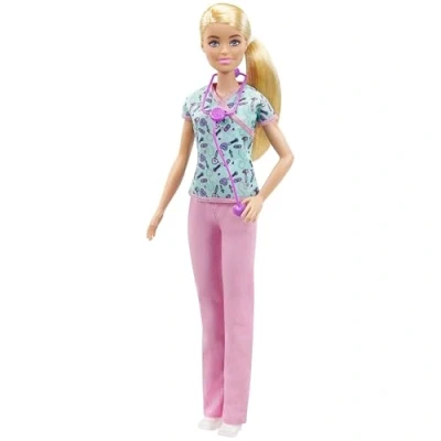 Abbildung von Barbie Krankenschwester Puppe für Kinder, Größe: One Size, Rosa