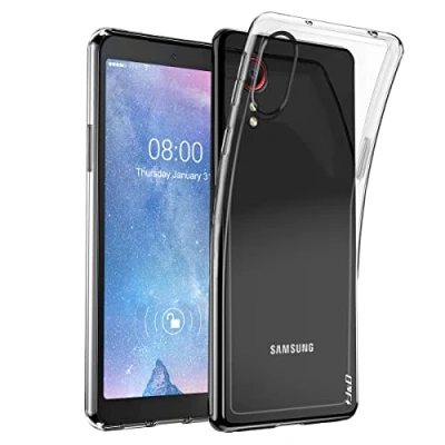 Abbildung von J&amp;D Case Kompatibel für Samsung Galaxy Xcover 5 Hülle, Leichtgewichtig Ultra Durchsichtig Stoßfest Schützend Dünn Silikon Stoßschutzhülle 5, Transparent
