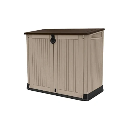 Abbildung von Keter Mülltonnenbox STORE IT OUT MIDI Anthrazit 845 L, 2x 120 L Tonne