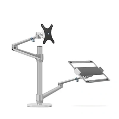 Abbildung von Thingy Club Monitor und Laptophalterung mit Zwei Armen, für Bildschirmdiagonale bis 76,2 cm (30 Zoll) 3043,2 (12 17 Laptop