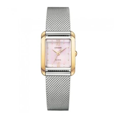 Abbildung von Citizen Damen Analog Quarz Uhr mit Edelstahl Armband EW5596 66X