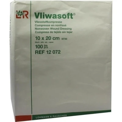Abbildung von Vliwasoft Vlieskompressen 10x20 cm unsteril 6l.