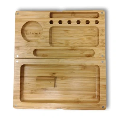 Abbildung von EKNA Rolling Box Stash Tray Set Dreh Misch Schale 22x12x4cm magnetisch Verschließbar Grinder (Version 2)