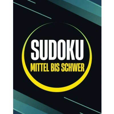 Abbildung von Sudoku Mittel bis Schwer für Erwachsene: Erwachsene und Senioren mit Lösungen