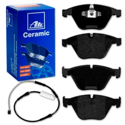 Abbildung von ATE CERAMIC Bremsbeläge + Warnkontakt vorne passend für 3er E90 E91 E92 E93
