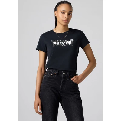 Abbildung von Levi&#039;s Perfect TEE Tshirt print, Damen, Größe: Large, White