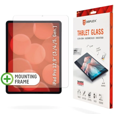 Abbildung von Apple iPad Pro 12.9 (2022) Panzerglas Displex Tablet Glass Screenprotector Displayschutz aus Glas für das (2022 2018)
