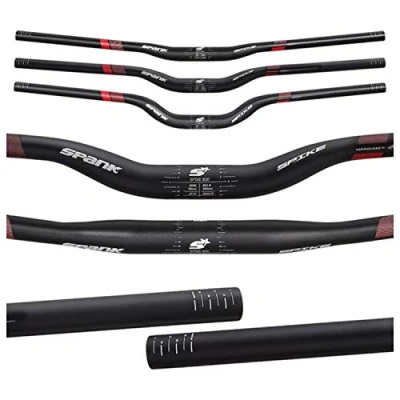 Abbildung von Spank Spike 800 Vibrocore, Rise 30 mm, 31,8 mm Kleiderbügel für Erwachsene, Unisex, Schwarz/Rot, 30R