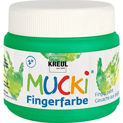 Abbildung von Kreul Bastelfarbe Mucki Fingerfarbe grün 150 ml