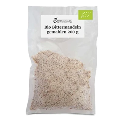 Abbildung von Bio Mandeln bittere gemahlen 200 g Mandelmehl Mandelgrieß naturbelassen