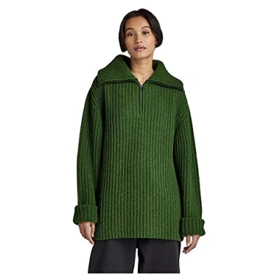 Abbildung von G Star CORE ROLL NECK Strickpullover, Damen, Größe: Small, Laub