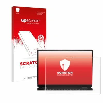 Abbildung von upscreen Schutzfolie für HP Spectre x360 16&quot; 2 in 1 2024 Kristall klar, Kratzschutz, Anti Fingerprint