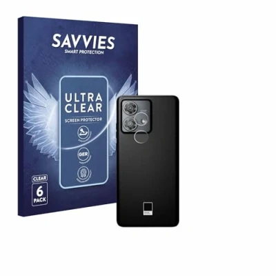 Abbildung von Savvies 6 Stück Schutzfolie für Motorola Edge 40 Neo (NUR Kameraschutz) Displayschutz Folie Ultra Transparent
