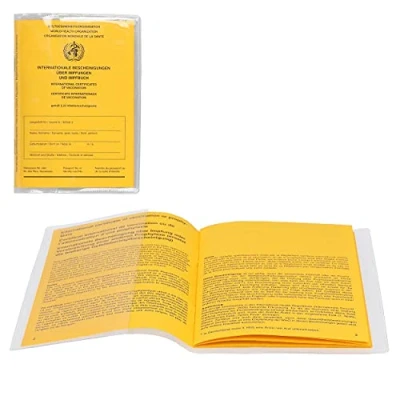 Abbildung von mumbi 3x Impfpass Hülle Schutzhülle Impfpasshülle für Impfausweis Schutz Tasche, Impfausweishüllen transparent (Für alle Impfausweise 1980 2008) klar 3 Stück