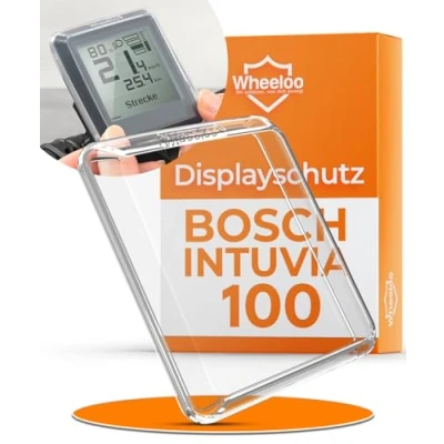 Abbildung von Wheeloo Bosch Intuvia 100 Displayschutz I Ebike Schutzhülle transparent &amp; wasserabweisend E Bike Display Schutz Zubehör für Fahrradcomputer Abdeckung