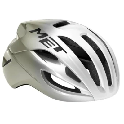 Abbildung von Met Rivale Mips White Glossy. Weißer Rennradhelm