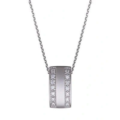 Abbildung von Orphelia Damen Anhänger mit Kette 925 Sterlingsilber Zirkonia ZH 4575