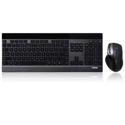 Abbildung von Rapoo 8900P kabelloses Tastatur Maus Set, 5 GHz Wireless Verbindung 1600 DPI und Set