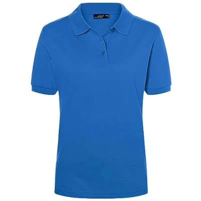 Abbildung von James &amp; Nicholson Damenpolo Classic Feines Piqué Poloshirt mit gestrickten Bündchen Farbe: royal Grösse: L