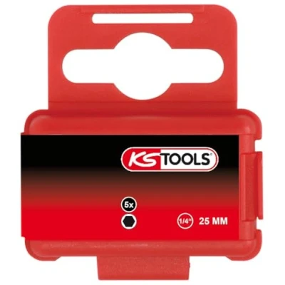 Abbildung von KS TOOLS 911.3563 Schrauberbit 6,3 (1/4&quot;) Werkzeugstahl