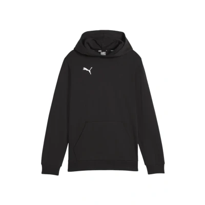 Abbildung von Puma Teamgoal Kapuzenpullover für Kinder, Größe: 140, Schwarzweiss