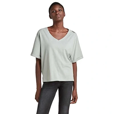 Abbildung von G STAR RAW Damen Joosa Loose Top, Blau (iceberg green D21195 B353 C959), S