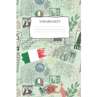 Abbildung von Vokabelheft: Vokabelheft Italienisch, 60 Seiten mit je 3 Spalten, A5