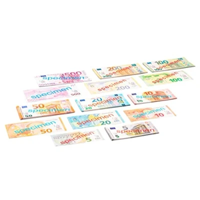 Abbildung von Wissner® aktiv lernen Lernspielzeug Spielgeld Scheine großer Satz (140 Scheine), RE Plastic®