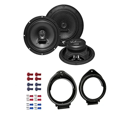 Abbildung von Hifonics VX 62 Lautsprecher mit Einbauset passend für Opel Insignia 2008 2017 Türen vorne 360 Watt 165mm 2 Wege Koax